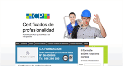 Desktop Screenshot of certificado-profesionalidad.net
