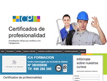 Tablet Screenshot of certificado-profesionalidad.net